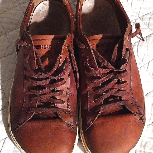 BIRKENSTOCK LEATHER SNEAKERS - Picture 1 of 4